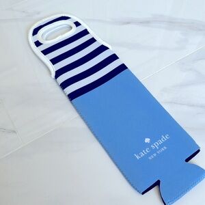 Kate Spade Neoprene Wine Tote in Nautical Blue